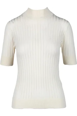Max Mara Dame, Strikkevarer, Hvit, M