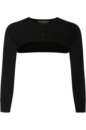 Dolce & Gabbana Dame, Strikkevarer, Svart, XS
