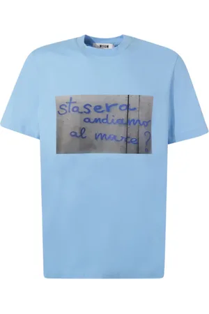 Msgm Herre, Topper, Blå, XS