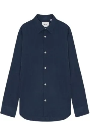 NN.07 Herre, Skjorter, Blå, XL
