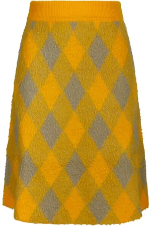 Burberry Dame, Skjørt, Flerfarget, M