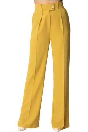 Elisabetta Franchi Dame, Bukser, Grønn, L