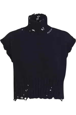 Marni Dame, Strikkevarer, Svart, 2XS