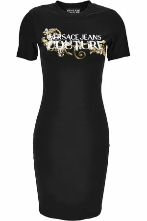 VERSACE Dame, Kjoler, Svart, M