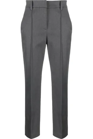 Brunello Cucinelli Dame, Bukser, Grå, L