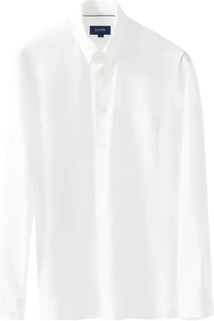 Eton Herre, Skjorter, Hvit, L