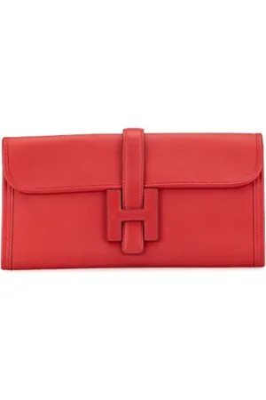 Hermès Dame, Pre-owned, Rød, ONE SIZE