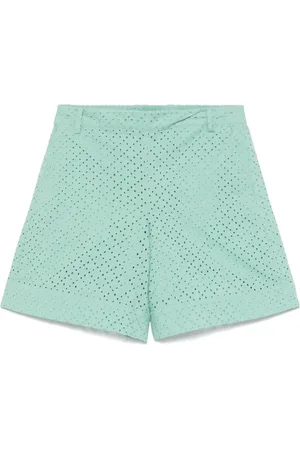 Twin-Set Dame, Shorts, Grønn, S