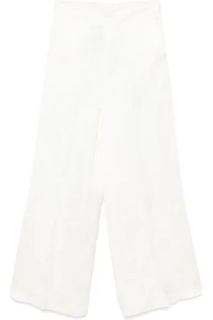Twin-Set Dame, Bukser, Hvit, XS