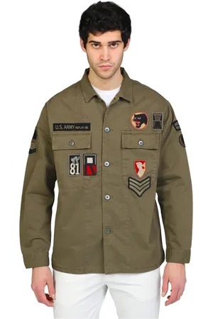 Replay Herre, Jakker, Grønn, 2XL