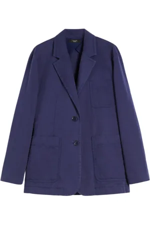 Max Mara Dame, Jakker, Blå, 2XS