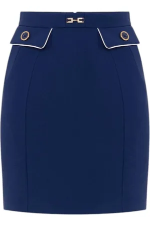 Elisabetta Franchi Dame, Skjørt, Blå, S