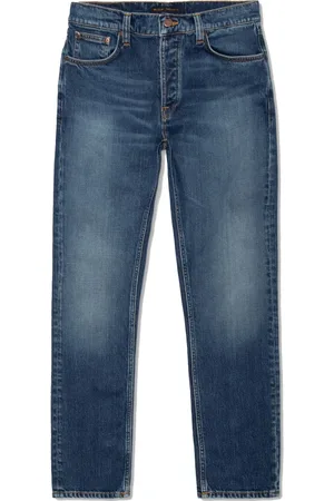 Nudie Jeans Herre, Jeans, Blå, W33 L32