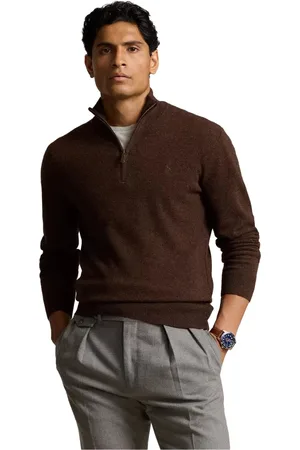 Ralph Lauren Herre, Strikkevarer, Brun, XL