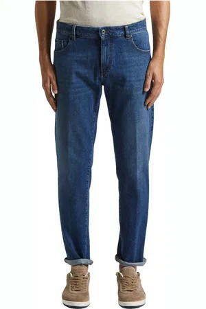 PESERICO SIGN Herre, Jeans, Blå, M