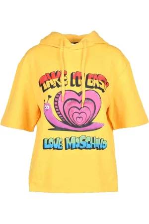Moschino Dame, Gensere & Hettegensere, Gul, S