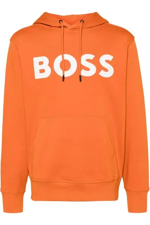 HUGO BOSS Herre, Gensere & Hettegensere, Oransje, S