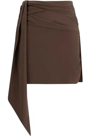 Prada Dame, Skjørt, Brun, S