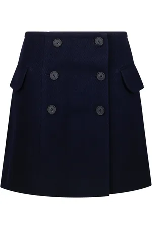 Maison Kitsuné Dame, Skjørt, Blå, S