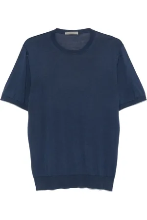 corneliani Herre, Strikkevarer, Blå, S