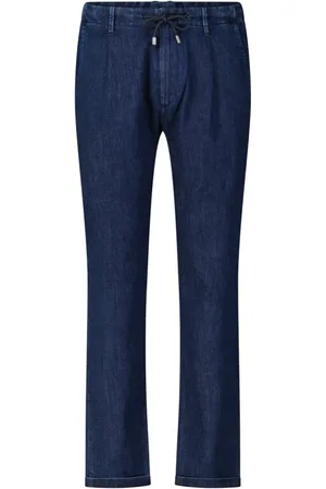 MOORER Herre, Jeans, Blå, M