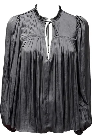 ULLA JOHNSON Dame, Bluser & Skjorter, Svart, S