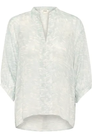 Soaked in Luxury Dame, Bluser & Skjorter, Blå, L