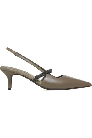 Brunello Cucinelli Dame, Sko, Grå, 38 EU