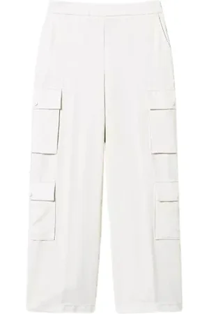 Twin-Set Dame, Bukser, Hvit, XS