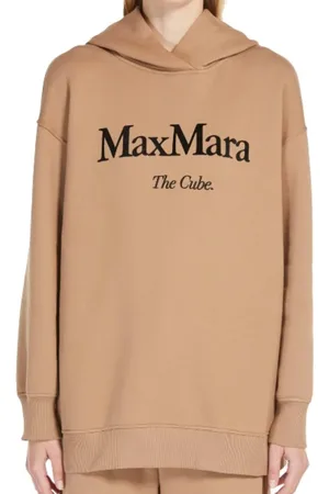 Max Mara Dame, Gensere & Hettegensere, Brun, L