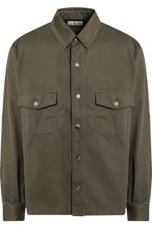 Saint Laurent Herre, Skjorter, Grønn, L