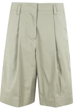 Roberto Collina Dame, Shorts, Grønn, S