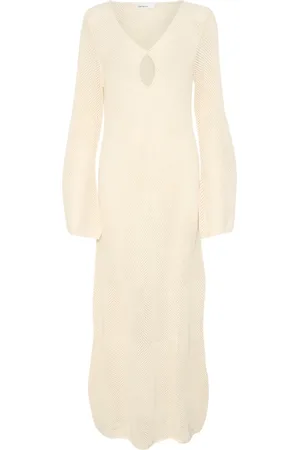Karen by Simonsen Dame, Kjoler, Hvit, 2XL