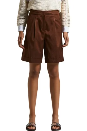 PESERICO SIGN Dame, Shorts, Brun, 3XS
