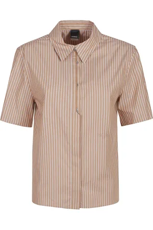 Pinko Dame, Bluser & Skjorter, Brun, XS