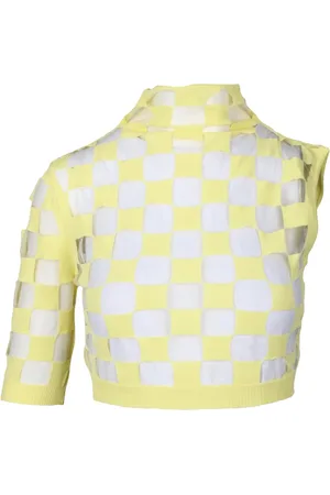 Sportmax Dame, Strikkevarer, Gul, S