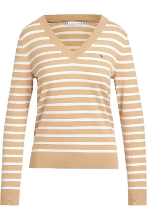 Tommy Hilfiger Dame, Strikkevarer, Flerfarget, XS