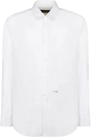 Dsquared2 Herre, Skjorter, Hvit, XL