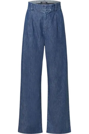 Max Mara Dame, Jeans, Blå, 2XS