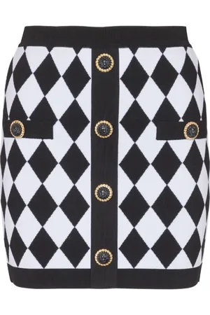 Balmain Dame, Skjørt, Svart, S