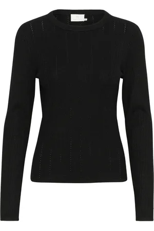 Kaffe Dame, Strikkevarer, Svart, L