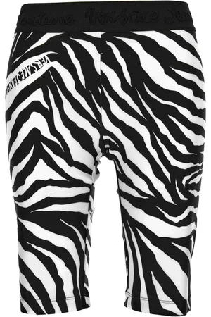 VERSACE Dame, Shorts, Svart, 3XS