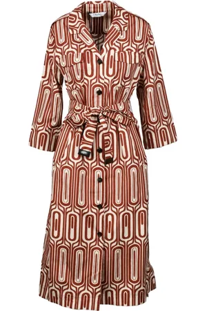 Max Mara Dame, Kjoler, Brun, XL