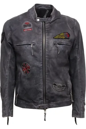 THE JACK LEATHERS Herre, Jakker, Grå, M