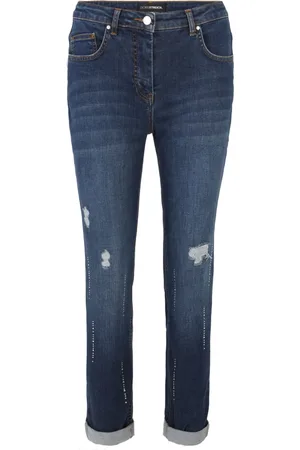 DORIS S Dame, Jeans, Blå, XL