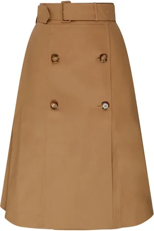 Burberry Dame, Skjørt, Brun, 2XS