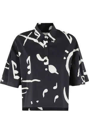 ALYSI Dame, Bluser & Skjorter, Svart, L