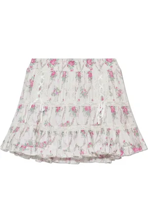 LOVESHACKFANCY Dame, Skjørt, Hvit, L