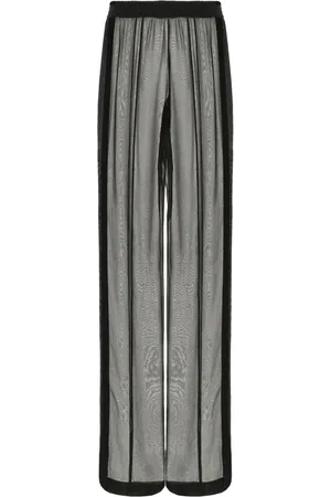 Saint Laurent Dame, Bukser, Grå, L