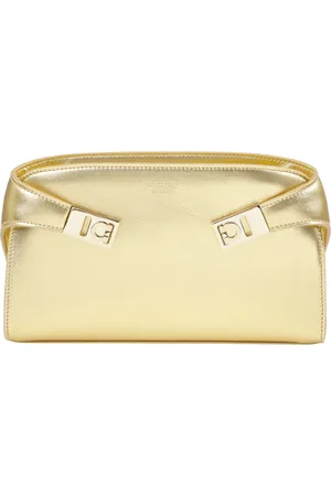 Salvatore Ferragamo Dame, Vesker, Gul, ONE SIZE